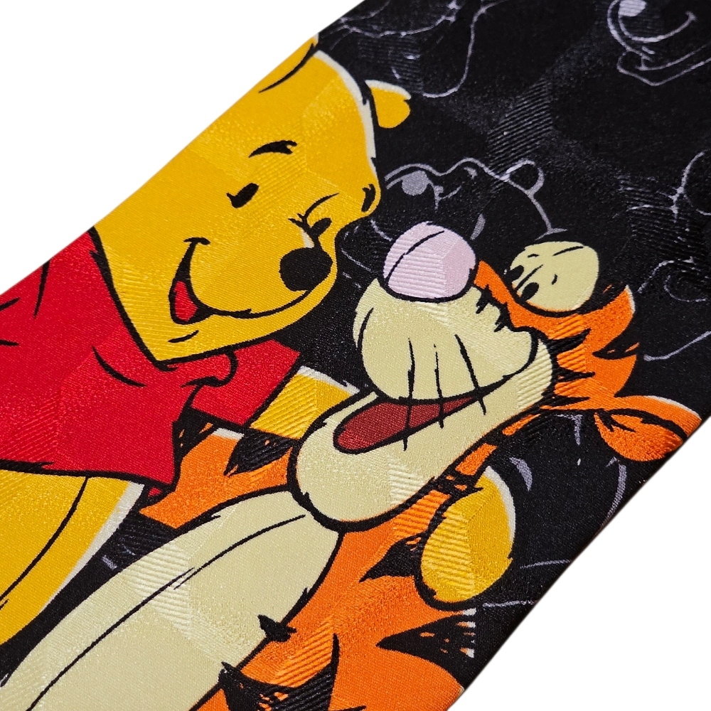 Winnie the Pooh Black and Orange Tie - Picture 6 of 11